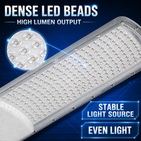 Lampadaire LED extérieur en alliage d'aluminium moulé sous pression AC SMD IP65 avec capteur photocellule 50-200W 3000-6500K, garantie 5 ans