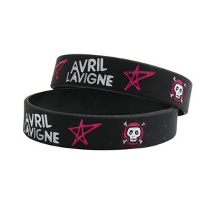 Bracelets en silicone tendance de haute qualité, style punk rock, pour cadeaux promotionnels - Product Image 6