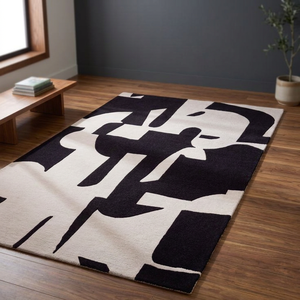 Alfombras de Lana Profesionales Hechas a Máquina, Estilo Moderno, Técnica de Pelo Cortado, Reversibles, de Alta Calidad, Color Sólido para un Hogar Elegante - Product Image 2