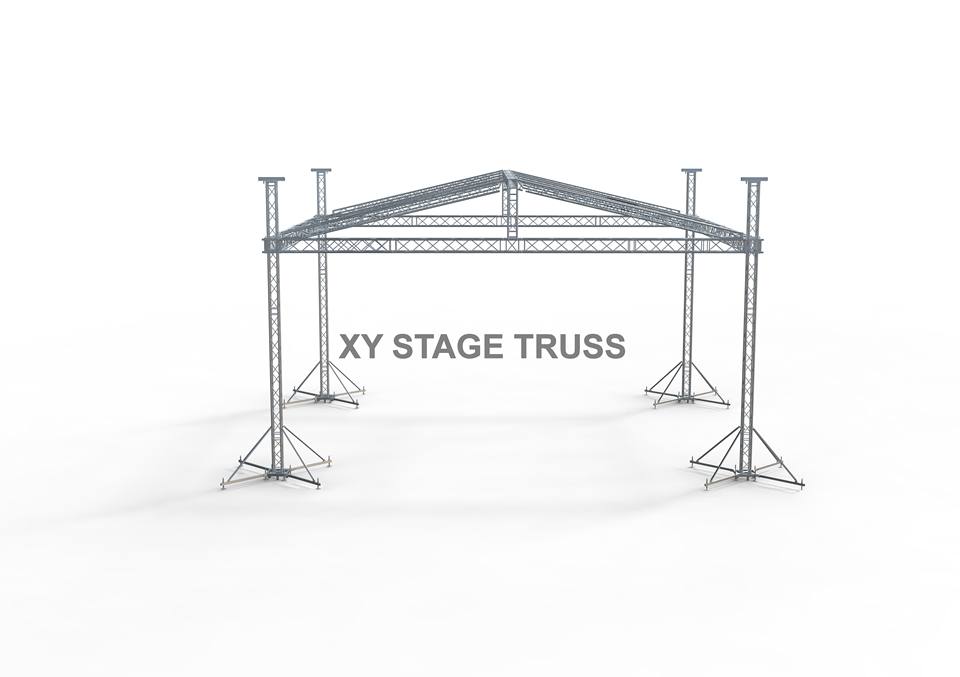Triangle Triding System Aluminum Triangle Roof Truss System, Sloped Stage Truss Canopy for ...