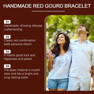 Handmade Red Gourd <b>Strings</b> Stylish Elegant Durable Niche Design Dating Red <b>Strings</b> - Product Image 6