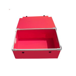 Waterproof Custom Industrial Partition Box Logistics Box Coroplast Corrugated Plastic Transport Box Insert Divider With Lid