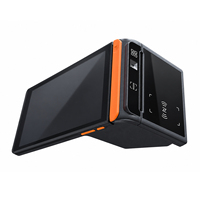 Terminal de point de vente NEWPAS Android 14 avec imprimante de reçus 80 mm, écran tactile HD 8 pouces, processeur octa-core, double Wi-Fi, Bluetooth, pour la restauration