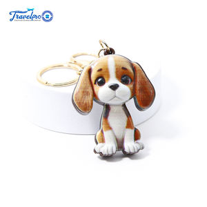 Pendentif porte-clés personnalisé pour animaux de compagnie en gros <span class=keywords><strong>Photo</strong></span> de chien personnalisée avec porte-clés souvenir en PVC de dessin animé - Product Image 6