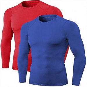 Men's Compression Long Sleeve Performance Shirt Premium Quick Dry Compression Base <b>Layer</b> <b>Top</b> Men's Athletic Compression Training - Product Image 1