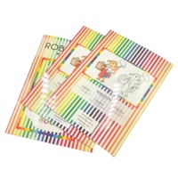 Livre d'autocollants de coloriage imprimé personnalisé de haute qualité pour adultes