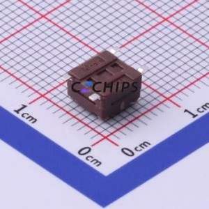 TSW063G43-250K Tactile Switch SMD Switch Single Pole Single Throw Round Button 2.5N Vertical Mount - Product Image 2