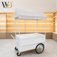 Chariot métallique mobile à 4 roues, remorque de rangement portable, tailles personnalisables, pour marché nocturne, vente de nourriture de rue, promotions en centre commercial, usage intérieur