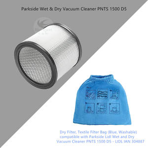 Filtro de Cartucho para Aspiradora, Filtro HEPA, Bolsa para Polvo, para Aspiradora 1500 D5 <span class=keywords><strong>LIDL</strong></span> IAN 304887, Repuestos y <span class=keywords><strong>Accesorios</strong></span> - Product Image 6