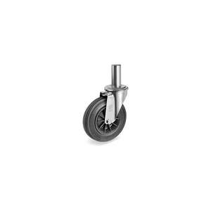 TELLURE ROTA - 529211 Roues en caoutchouc standard, centre en polypropylène, roulette pivotante avec tige NL-largeur de roue 40mm, ø 150 mm (Qt - Product Image 1