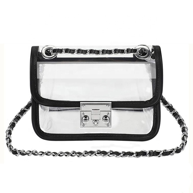 PVC Transparent Jelly Bag Factory Price Handbag a Birthday Present Waterproof Plastic Bag Handbag
