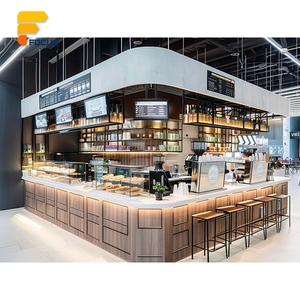 Vetrina di Lusso per Pasticceria in Vetro, Bancone Cassa in Legno, Espositore per Panetteria, Pianificazione Layout - Product Image 2