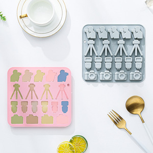 Moule à gâteau en silicone antiadhésif à thème photographique, réutilisable, de qualité alimentaire, mignon, magnétique, pour chocolat, bonbons et glaçons DIY - Product Image 2