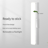 Lampe de table magnétique tactile, adaptée aux armoires de lecture, aux miroirs, aux tables de chevet et comme veilleuse rechargeable.