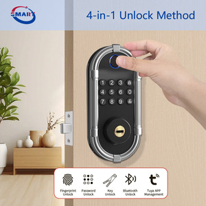 Nhà vân tay Keyless thông minh chốt khóa bàn phím an ninh kỹ thuật số khóa thông minh cho cửa trước - Product Image 2