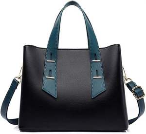 Sac à main fourre-tout de luxe pour femme en similicuir avec fermeture éclair, grand sac à main spacieux pour femme, sac de shopping élégant pour le quotidien - Product Image 4