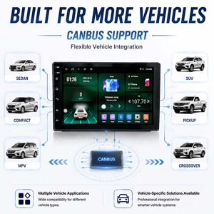 Autoradio universel 9 pouces <span class=keywords><strong>2</strong></span> DIN, écran tactile IPS personnalisé, CarPlay sans fil, <span class=keywords><strong>Android</strong></span> <span class=keywords><strong>Auto</strong></span>, BT, livraison rapide - Product Image 3
