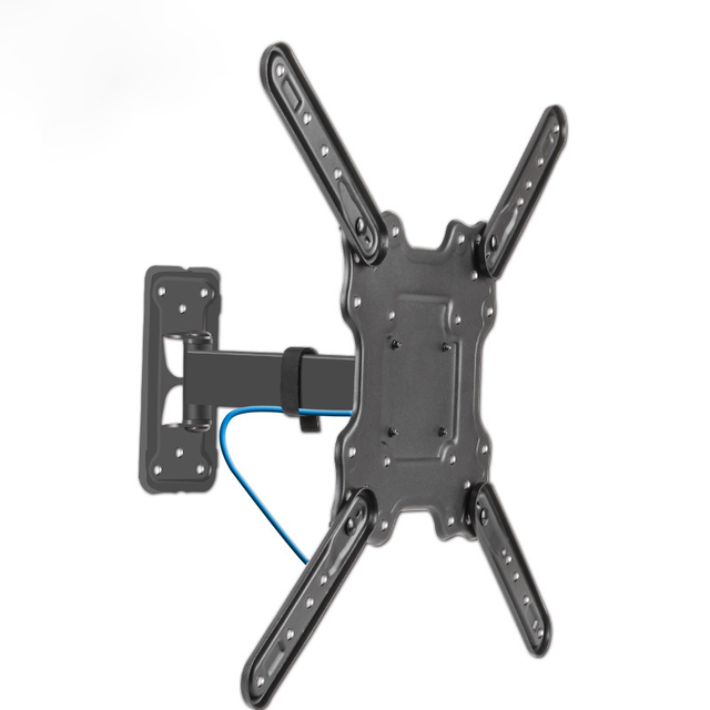 TV Cabinet Rack Hotel General Wall Hanging Thin Left Right Rotating Telescopic Tv Stand Foldable Folding Wall Bracket Tv Mount