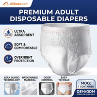 Couches pour adultes OEM personnalisées pour personnes âgées, vente en gros pour hôpitaux et maisons de retraite, couches d'incontinence pour adultes