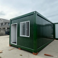 Bâtiment modulaire préfabriqué en conteneurs mobiles, maison en conteneurs détachable pour studio, bureau, logement