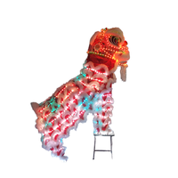 Costume de danse du lion à LED, tenue lumineuse de style animal pour spectacle sur scène