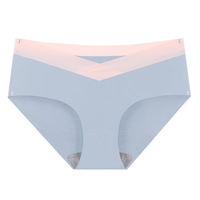 FF2784 Calzoncillos de Embarazo Bajo el Golpe Seda de Hielo Bragas de Embarazo Sin Costuras Cómodas Bragas de Maternidad Ropa Interior