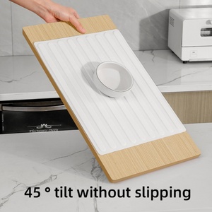 Kitchen Counter Multiple Usage <b>Large</b> Sink <b>Mat</b> Drain Pad for Drying Dishes Silicone Dish Drying <b>Mat</b> for Kitchen Item - Product Image 5