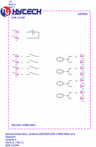 Módulo de Expansión SIEMENS PLC LOGO DM8 12/24R Nuevo, DI 4/DO 4 6ED1055-1MB00-0BA2 para LOGO 8 - Product Image 3