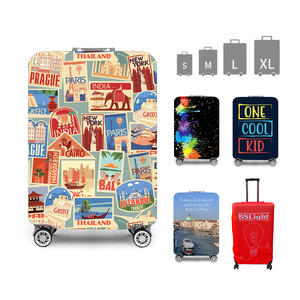 Özel Logo ile çizilmeye dayanıklı kişiselleştirilmiş valiz bagaj kapakları - Product Image 2