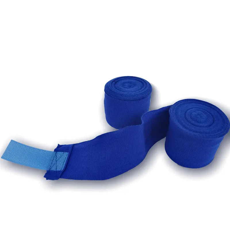 Sample free shipping Woosung professional boxing wrap your hands quick blue boxing hand wraps on sale