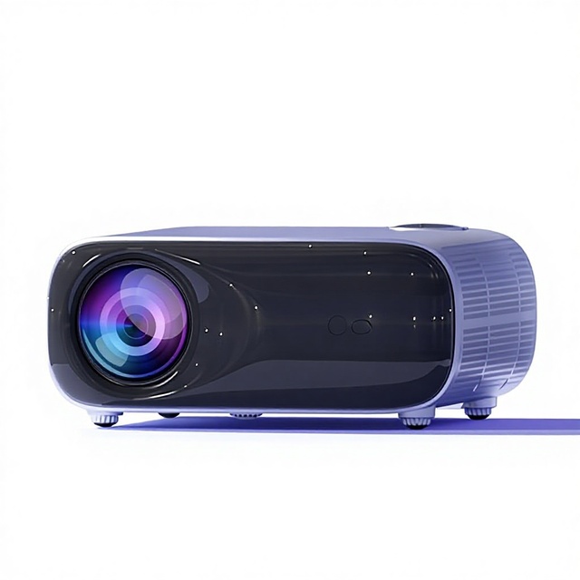 2026 New High Lumen Smart Connection Mobile Phone Home Theater HD 1080P 3D Built-In CRT Projector Bedroom Wall