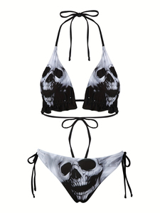 Nuevo <span class=keywords><strong>Bikini</strong></span> Estampado de Moda Europea y Americana al por Mayor de Fábrica, Traje de Baño que Realza las Curvas - Product Image 1