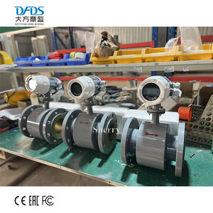 高精度デジタルセメント流量計DN100スラリー泥測定PU電磁流量計 - Product Image 1