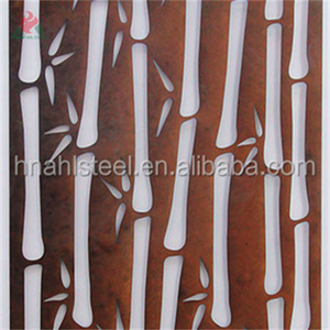 Écran décoratif d'extérieur de jardin en acier, 55 cm, en tissu, décoratif - Product Image 4