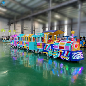 ขายตรงจากโรงงาน รถไฟฟ้าขนาดใหญ่แบบไม่มีราง สำหรับสวนสนุก สถานที่สาธารณะ งานรื่นเริง ตลาดนัด ห้างสรรพสินค้า เหมาะสำหรับเด็ก - Product Image 1