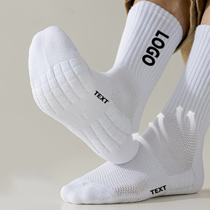 FREE DESIGN &amp; MOCK-UP Men Women Custom Sports <strong>Socks</strong> Customized Running Basketball <strong>Socks</strong> Custom Towel Bottom Sport <strong>Sock</strong> With Logo - Product Image 1