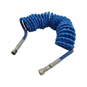 Pièces de système de freinage de camion de haute qualité, tuyau de frein en PU tressé rouge et bleu pour semi-remorque - Product Image 2