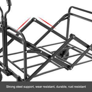 Carro plegable para acampada, carro de acampada, carro plegable para playa, carro utilitario - Product Image 3