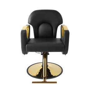 Ghế Tạo Kiểu Salon Cổ Điển Màu Đen Và Vàng Ghế Bơm Lớn Ghế Thẩm Mỹ Cho Nữ Ghế Cắt Tóc Tất Cả Ghế Nằm - Product Image 3
