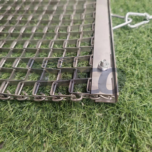 8 pies X 6 pies 6 pies X 6 pies 6 pies X3 pies Venta al por mayor Alfombrilla de arrastre de acero galvanizado para campo de béisbol - Product Image 3