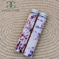 S & sovel低起订量定制自有品牌沐浴盐花卉容器有机死海喜马拉雅豪华沐浴盐带花