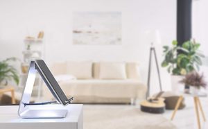 Base de Carga Inalámbrica PowerStand con Luces LED Regulables - Cargador de Escritorio para Modelos de iPhone, <span class=keywords><strong>Android</strong></span> y Galaxy - Product Image 4
