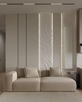 Panneau de lambris blanc crème pour hall, panneau mural en marbre de qualité supérieure pour la décoration intérieure, design de panneau mural pour villa