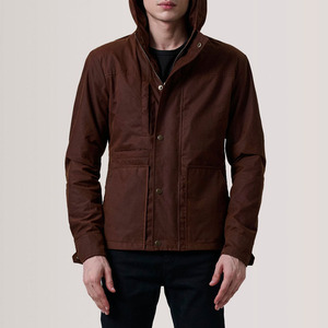 Customized Lightweight Breathable <b>Canvas</b> <b>Jacket</b> High Street Style Soft <b>Canvas</b> Fabric Winter <b>Jacket</b> Waterproof <b>Canvas</b> Rain <b>Jacket</b> - Product Image 3