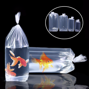 Fishery Bags 9" X 18" - Leak Proof Rounded Bottom Plastic Fish Bags For Transport, 200 Gauge, Pack Of 20