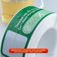 Rouleau d'étiquettes thermiques en PET blanc brillant 3M 7871 résistant à l'huile, imperméable, résistant à la chaleur, durable, adhésif puissant, résistant aux produits chimiques