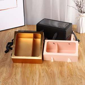 <span class=keywords><strong>Caja</strong></span> de regalo de <span class=keywords><strong>Origami</strong></span> dorada <span class=keywords><strong>cuadrada</strong></span> elegante, <span class=keywords><strong>caja</strong></span> de arreglo floral DIY para ramos de boda de San Valentín, <span class=keywords><strong>caja</strong></span> de recuerdo de fiesta ecológica - Product Image 2