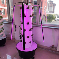 G & N 수직 Aeroponic 수경 타워 심기 시스템 홈 정원 Aeroponics 성장 타워 물 펌프 탱크