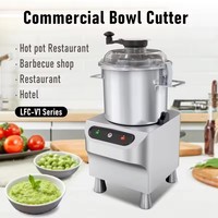 CE Desktop Dubbele Snelheid SS304 Volume 5L 8L 12L 18L Voedselverwerker Hummus Mixer Knoflooksaus Ui Noten Kommesnijder