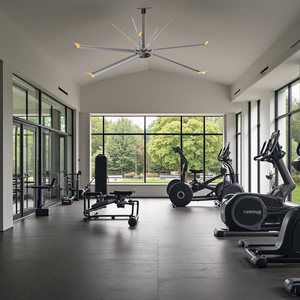<span class=keywords><strong>Ventilateur</strong></span> <span class=keywords><strong>de</strong></span> <span class=keywords><strong>plafond</strong></span> HVLS industriel 2026 pour les usines nécessitant une ventilation stable à haut débit - Product Image 1